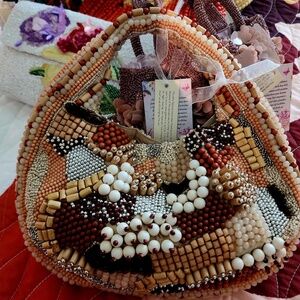 Brown Beaded Bag  | TjMaxx Viral